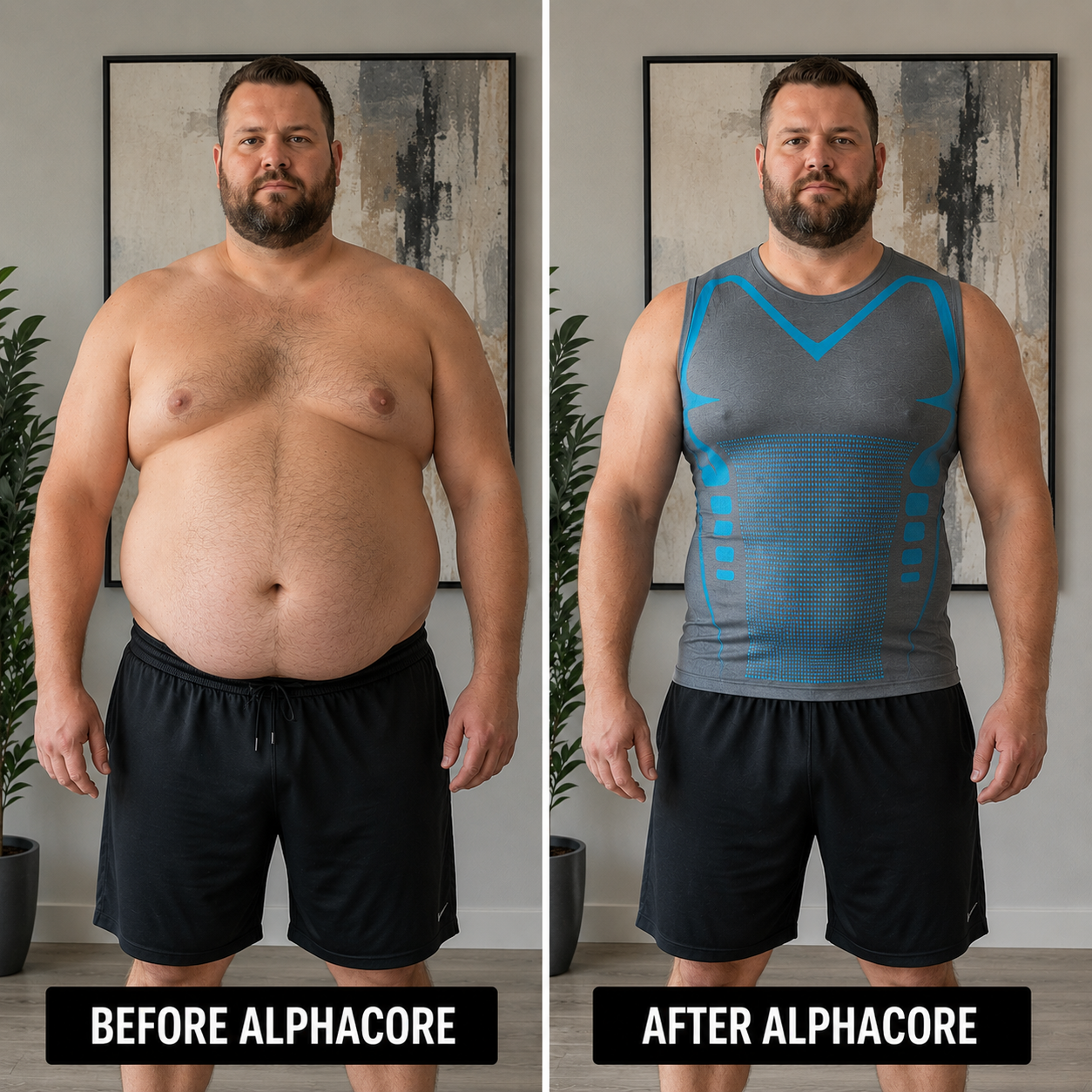 AlphaCore™ — The Big Men's Compression Shirt