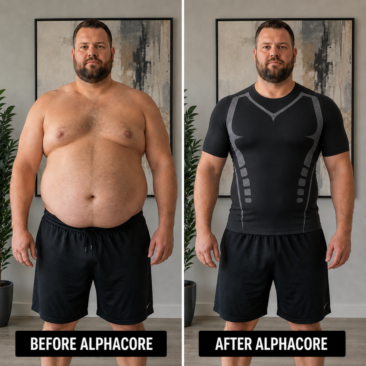 AlphaCore™ — Triple-Zone Compression Tee