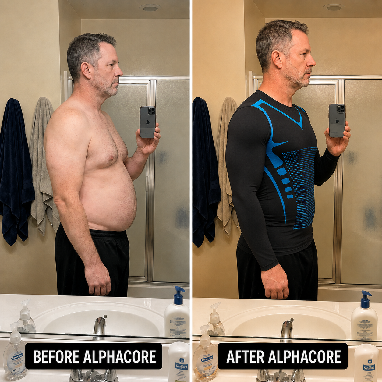 AlphaCore™ — Triple-Zone Compression Longsleeve